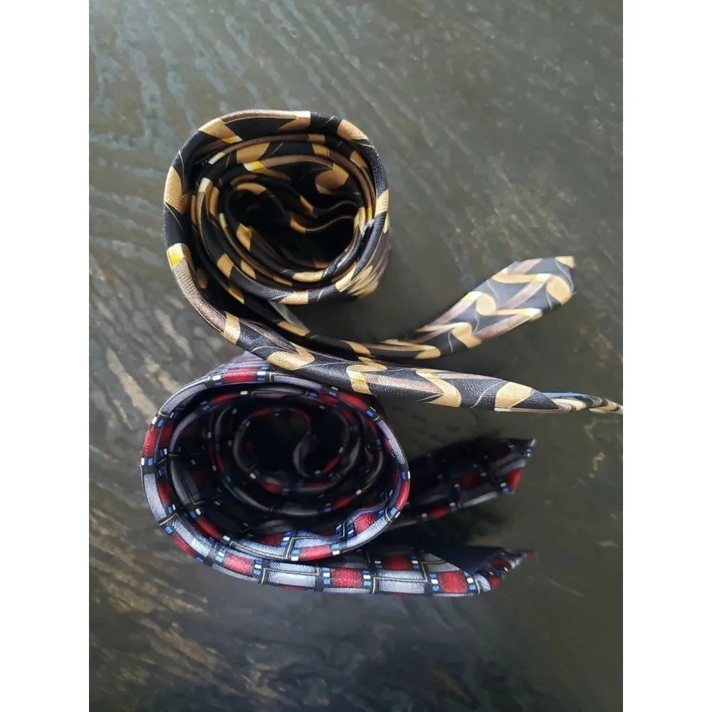 Two Silk ties An Alyssa Layne Design Silk Ties 2‎